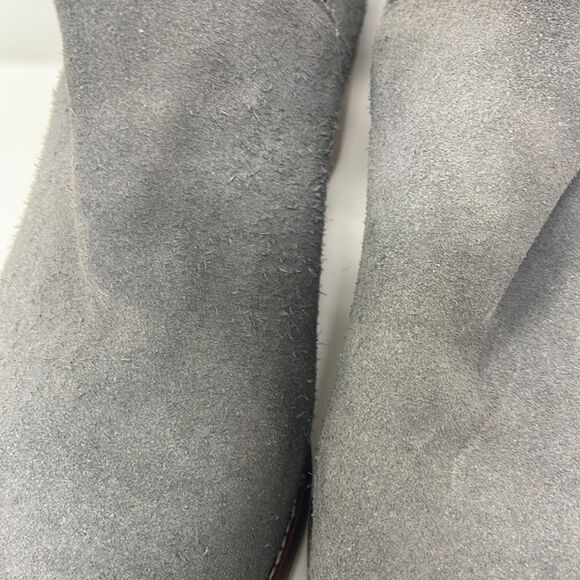 Cole Haan Gray Suede Booties, women’s size 10.5 B, 2” heel - Picture 8 of 12